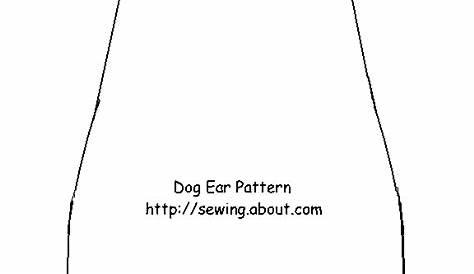 Dog Man Ears Template
