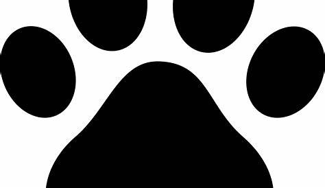 Paw Prints Bold Line and Silhouette Paw Dog SVG Paw Cat - Etsy Australia