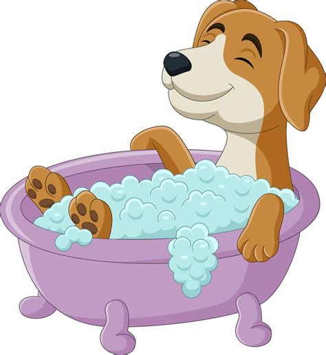 Dog Bath Cartoon