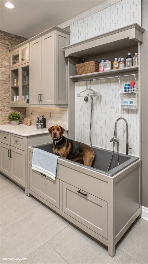 Dog Bath Utility Room