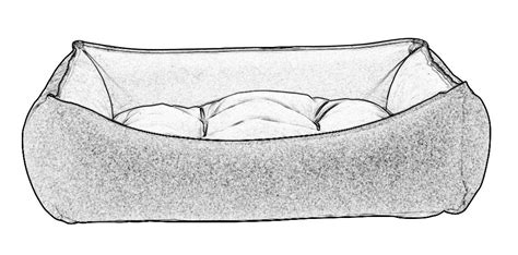 Dog Bed Drawing