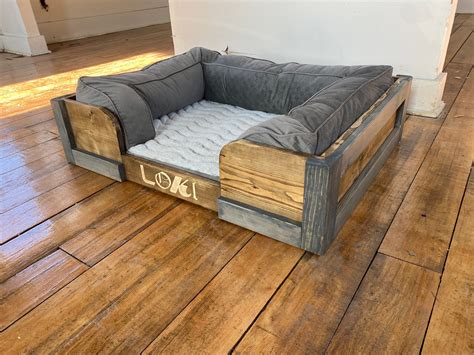 Dog Bed Frame Rustic