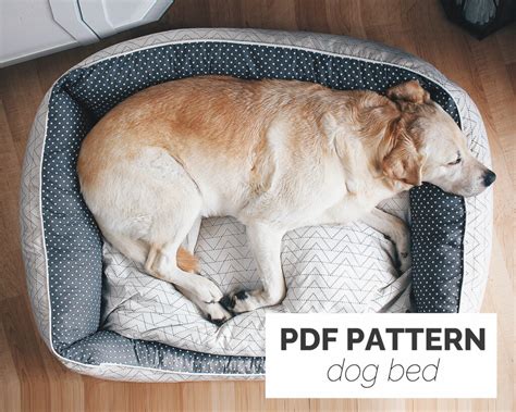 Dog Bed Pattern With Zipper