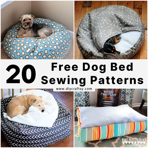 Dog Bed Sewing Pattern Free