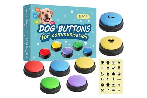 Dog Buttons Fake