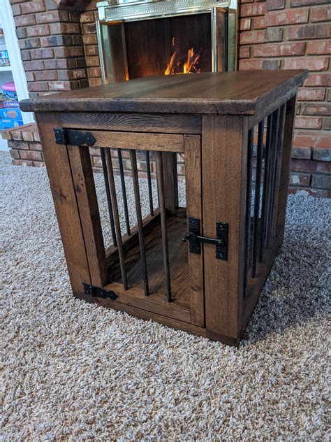 Dog Crate End Table Diy