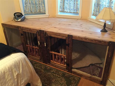 Dog Crate In Spare Bedroom
