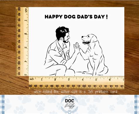 Dog Dad Card Printable