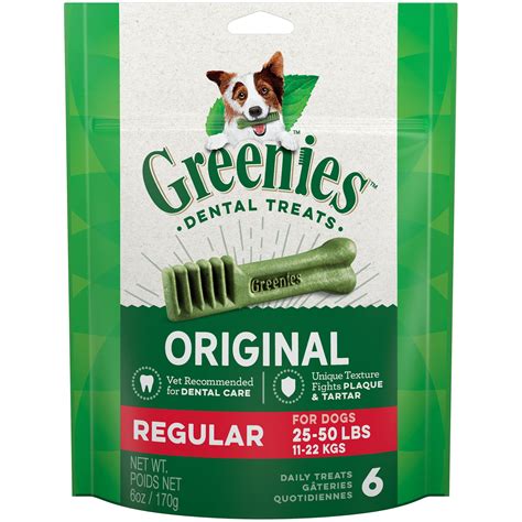 dog dental treats greenies