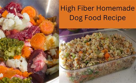 Dog eating fiber