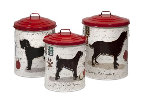 dog food canisters decorative