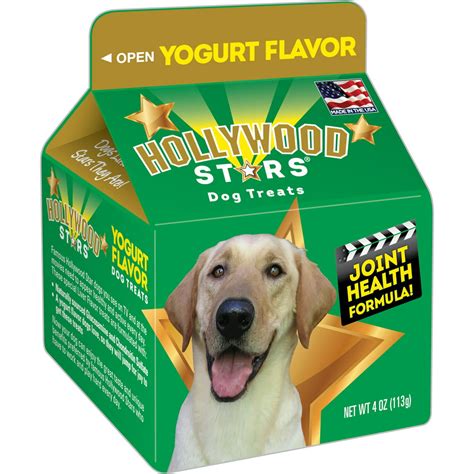 dog food treats in carton