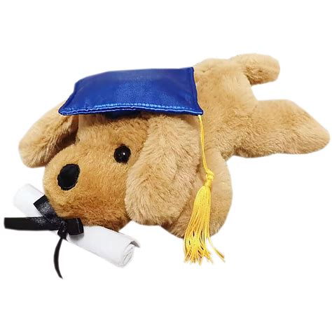 Dog Graduation Cap Blue