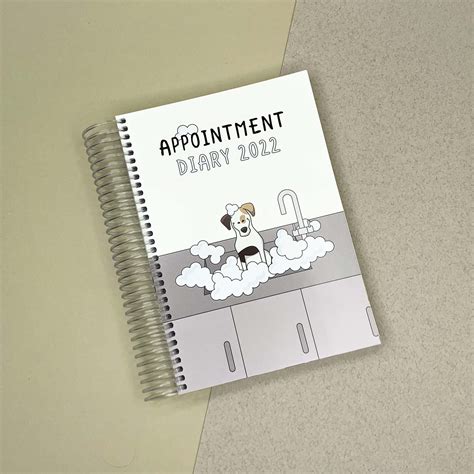 dog grooming appointment book