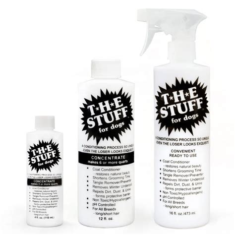 Dog Grooming Conditioner Stuff