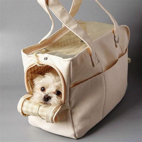Dog Handbag Beige