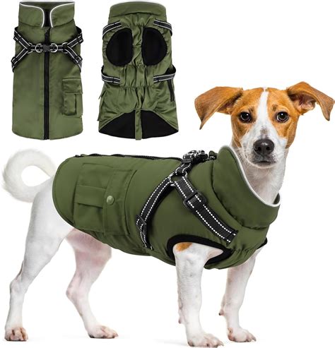 Dog Jacket For Use With Harness