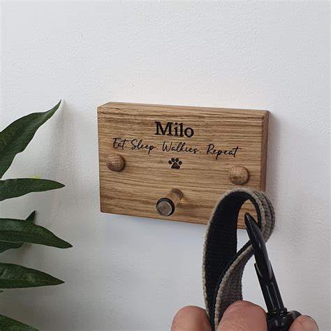 Dog Lead Hook Personalised