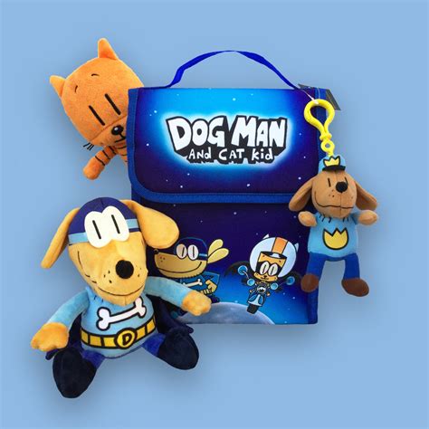 dog man plush set