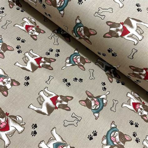 Dog Material Fabric