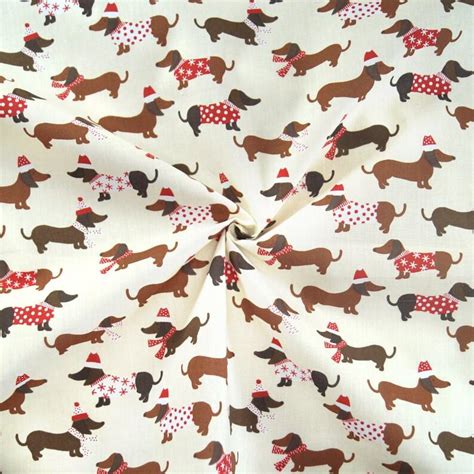 Dog Print Fabric Items