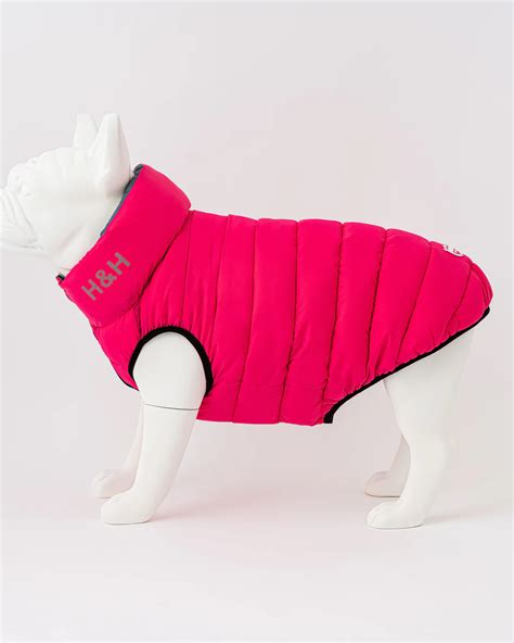 Dog Puffer Jacket Pink