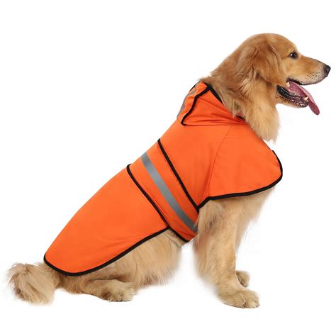 Dog Raincoat Orange
