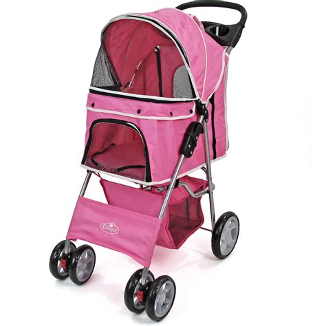 Dog Stroller Pink