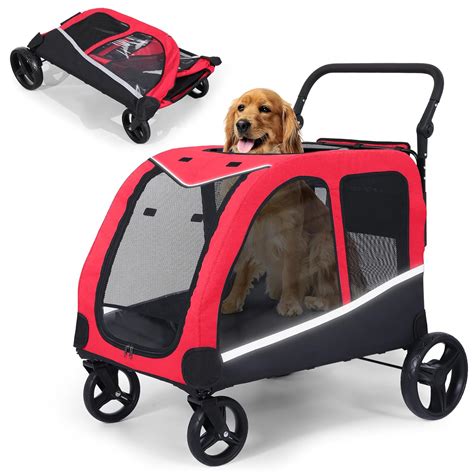 Dog Stroller Red