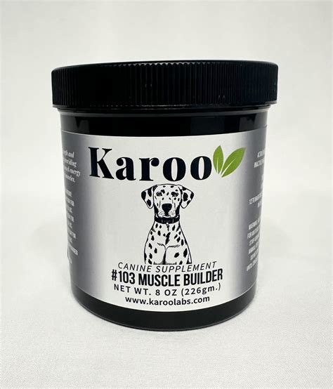 Dog Supplements Muscle Building