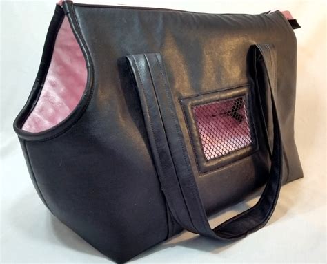Dog Tote Leather