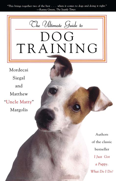 dog training books for puppies