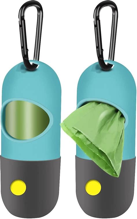 Dog Waste Bag Dispenser With Led Flashlight