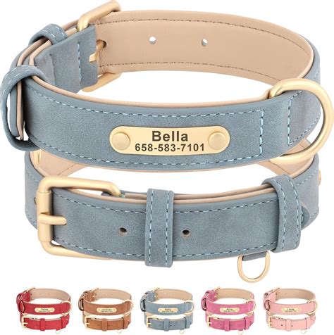 Personalized Dog Collar Nylon Reflective Collar embroidery name phone number Custom Collars