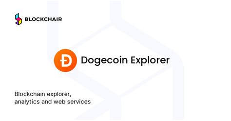 dogecoin blockchain explorer