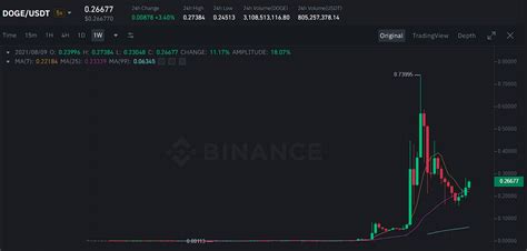 dogecoin price usdt binance