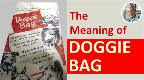 doggy bag urban dictionary