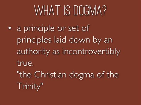 dogma definition for kids