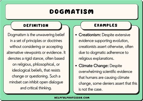 dogmatic personality definition