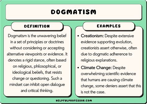 dogmatist definition