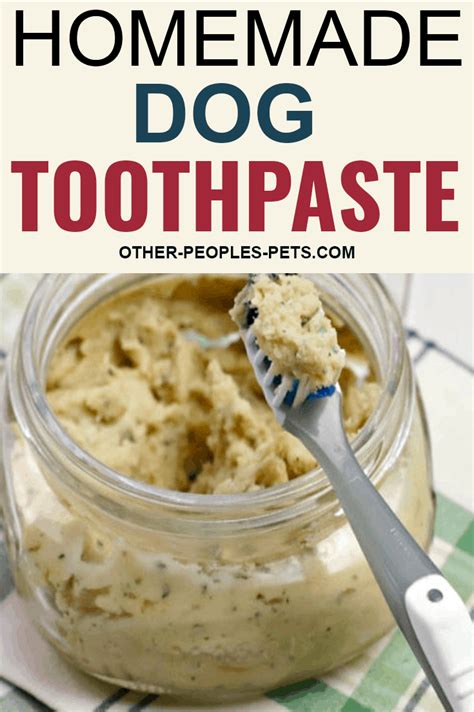 Dogs Toothpaste Homemade