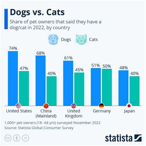 dogs vs cats popularity