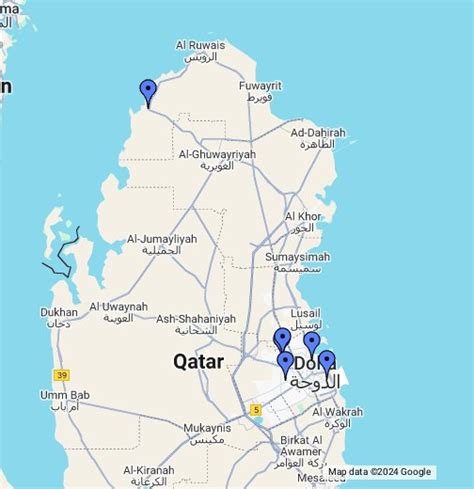 doha qatar google maps
