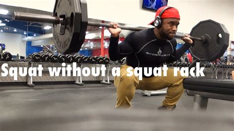 Doing Squats Without A Rack
