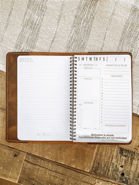 Doing Well Daily Planner