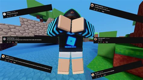 doing your RANDOM ideas in Roblox Bedwars.. - YouTube