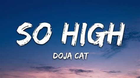 doja cat - so high lyrics