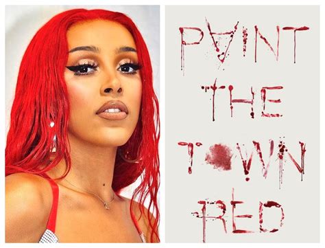 doja cat paint the town red album cover