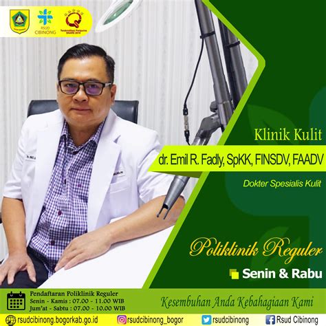 Jadwal Dokter SPESIALIS PENYAKIT Kulit & Kelamin Kabupaten Bogor