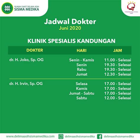 Jadwal Dokter Spesialis Anak RS Sari Asih ArRahman Tangerang Jadwal
